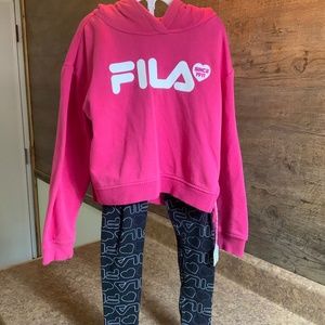Fila Sweatshirt and Pants Toddler size 6